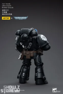 JoyToy Source 1/18 Warhammer 40K Iron Hands Intercessors Brother Gravak -Model handmade b8dbda490d