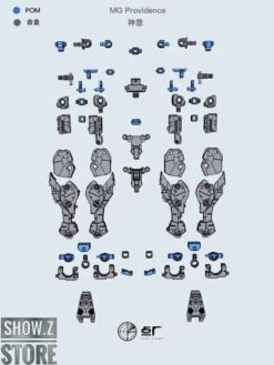 Point Factory Studio PFS02-3 Metal Parts For Bandai MG ZGMF-X13A Providence Gundam -Model handmade ba26d3a34a