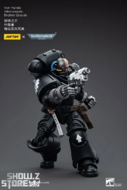 JoyToy Source 1/18 Warhammer 40K Iron Hands Intercessors Brother Gravak -Model handmade bc3d98df37