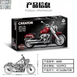 Lepin/Jack 91025 Harley-Davidson Motorcycle Fat Boy 28 Lepin/Jack 91025 Harley-Davidson Motorcycle Fat Boy -Model handmade bdea5cd6c0