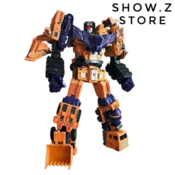 Toyworld TW TWC07E TW-C07E Orange Constructor Devastator Orange Version Set Of 6