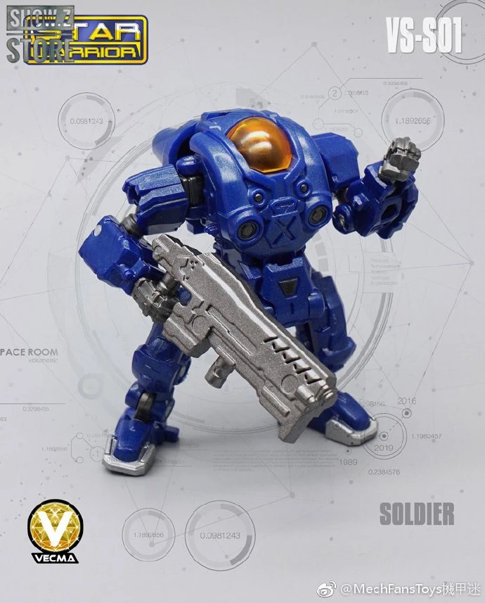 MechFansToys Vecma Toys VS-S01 Combat Squad Soldier & Raynor Set Of 2 9 MechFansToys Vecma Toys VS-S01 Combat Squad Soldier & Raynor Set Of 2 - Image 9