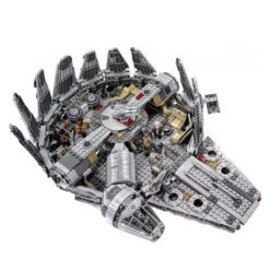 [No Box] Lepin 05007 Millennium Falcon 75105 1381Pcs Star Wars Series The Force Awakens -Model handmade c57074c002