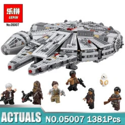 [No Box] Lepin 05007 Millennium Falcon 75105 1381Pcs Star Wars Series The Force Awakens -Model handmade c705789241