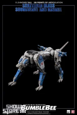 ThreeZero & Hasbro 3Z0160-EX 3Z04121W0 DLX Shattered Glass Soundwave & Ravage W/ LED -Model handmade c7f64b9d32