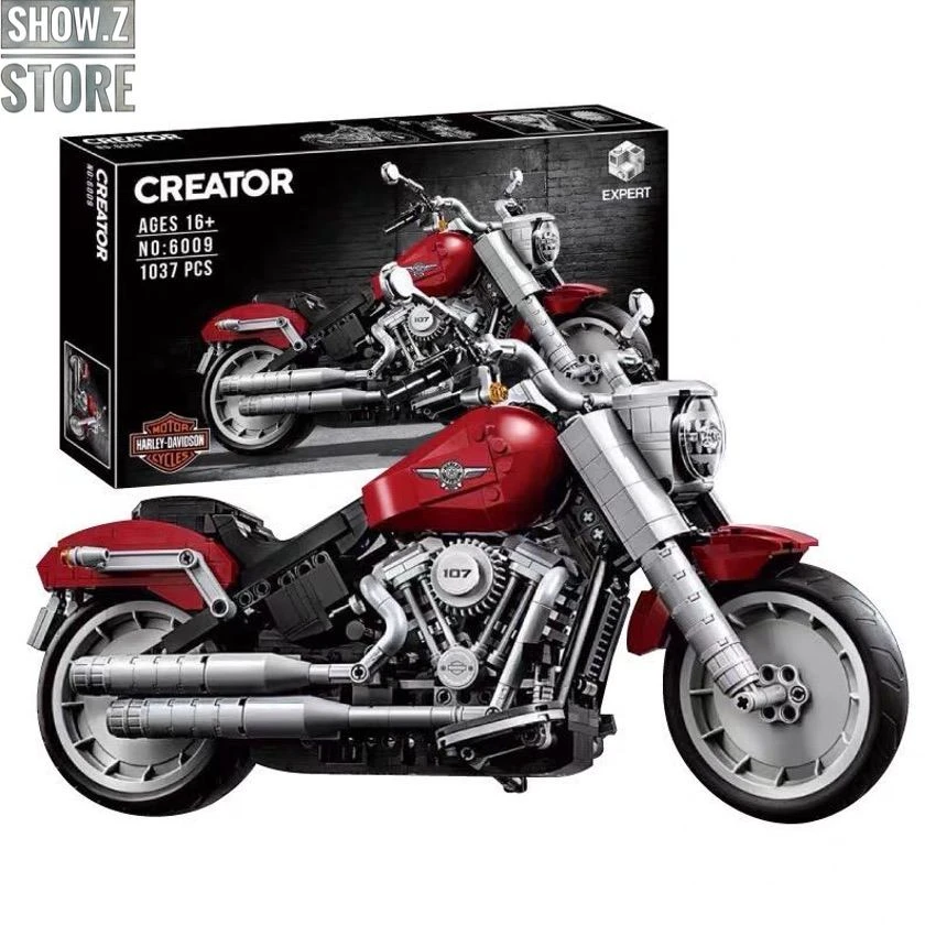 Lepin/Jack 91025 Harley-Davidson Motorcycle Fat Boy 9 Lepin/Jack 91025 Harley-Davidson Motorcycle Fat Boy - Image 9