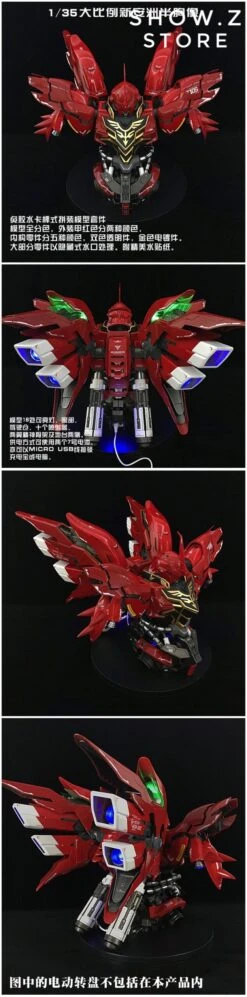 BSC Yihui YH Model 1/35 MSN-06S MNS06S SINANJU New Zeon Customized Gundam Bust Model Kit 21 BSC Yihui YH Model 1/35 MSN-06S MNS06S SINANJU New Zeon Customized Gundam Bust Model Kit -Model handmade cabe4338a7 scaled