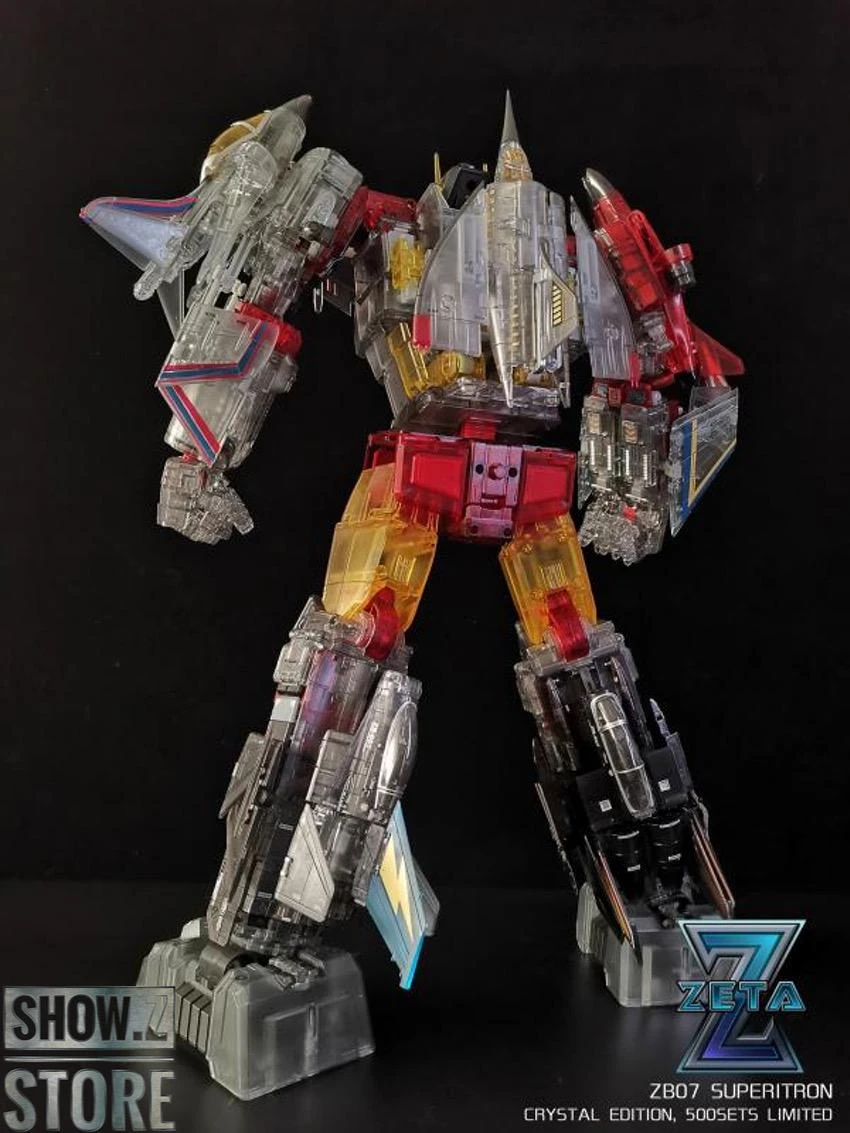 Zeta Toys ZB-07 Superitron Superion Clear Version Giftbox Set Of 6 3 Zeta Toys ZB-07 Superitron Superion Clear Version Giftbox Set Of 6 - Image 3