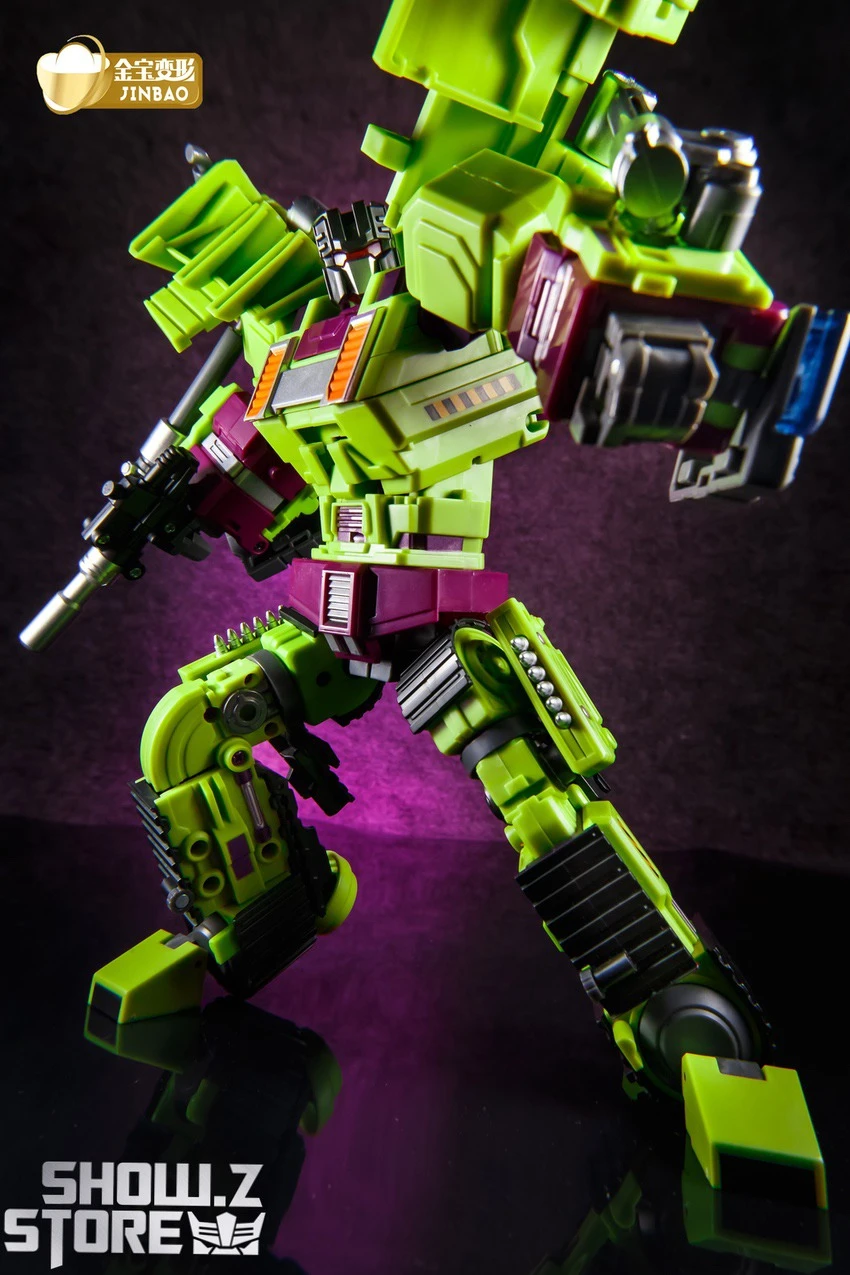 Jinbao DF03 Builder.D Devastator Green Version Set Of 6 Oversized Version 17 Jinbao DF03 Builder.D Devastator Green Version Set Of 6 Oversized Version - Image 17