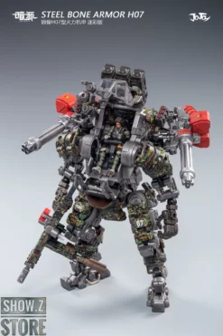 JoyToy Source 1/25 H07 Steel Bone Attack Mecha Jungle Camouflage W/ Pilot -Model handmade d2e1b56123
