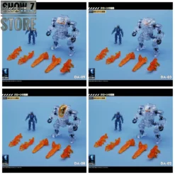 MechFansToys Lost Planet Powered-Suit DA02T/03T/08T/09T Clear Version Set Of 4