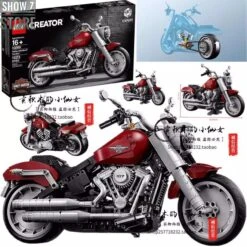 Lepin/Jack 91025 Harley-Davidson Motorcycle Fat Boy 27 Lepin/Jack 91025 Harley-Davidson Motorcycle Fat Boy -Model handmade d9856be4b4