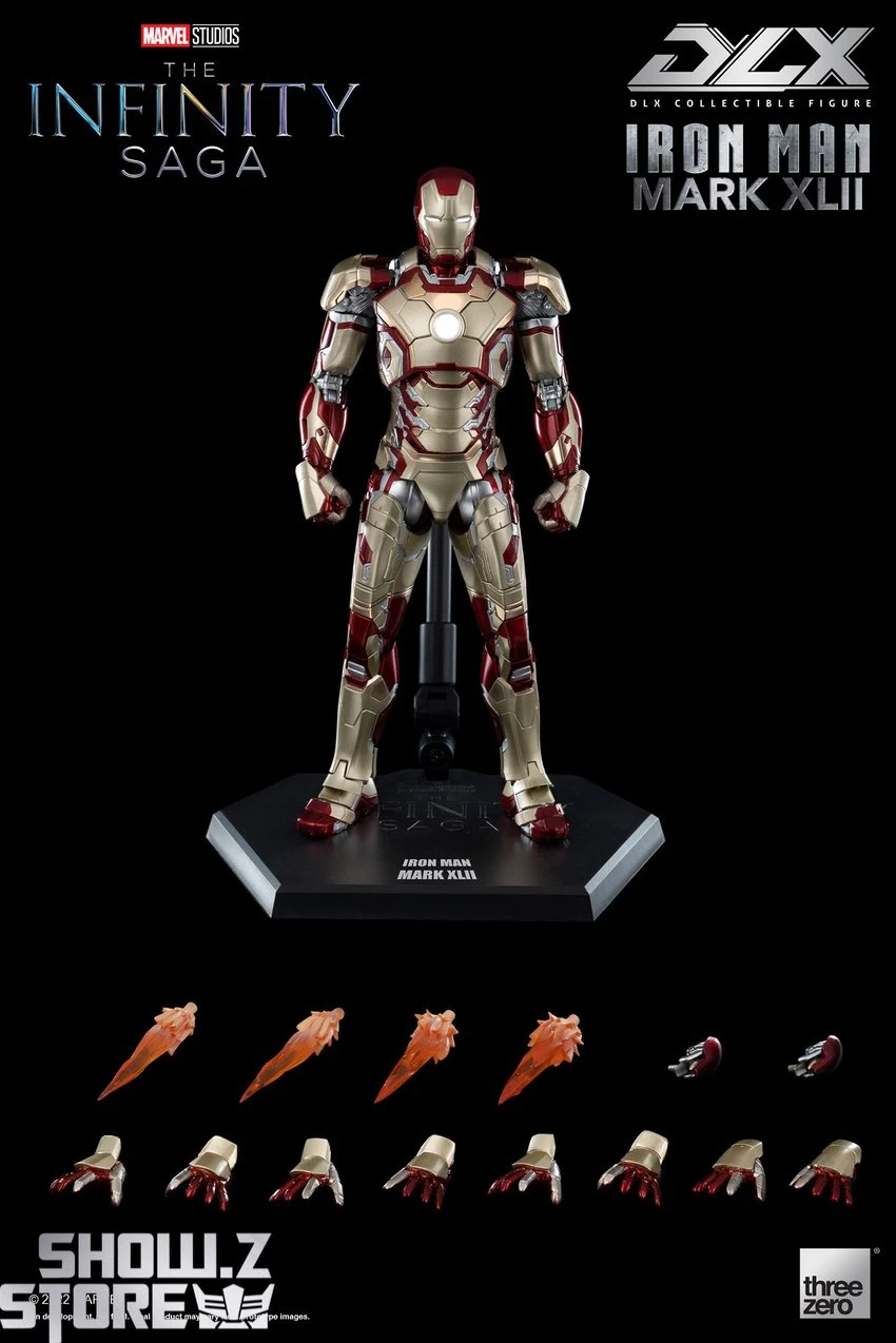 Threezero 1/12 Marvel Studios The Infinity Saga DLX Iron Man Mark 42 12 Threezero 1/12 Marvel Studios The Infinity Saga DLX Iron Man Mark 42 - Image 12