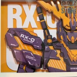 ChenFu Studio RX-0 Unicorn Gundam 02 Banshee 3D Wall Art Decoration Picture -Model handmade e97c46cf8a