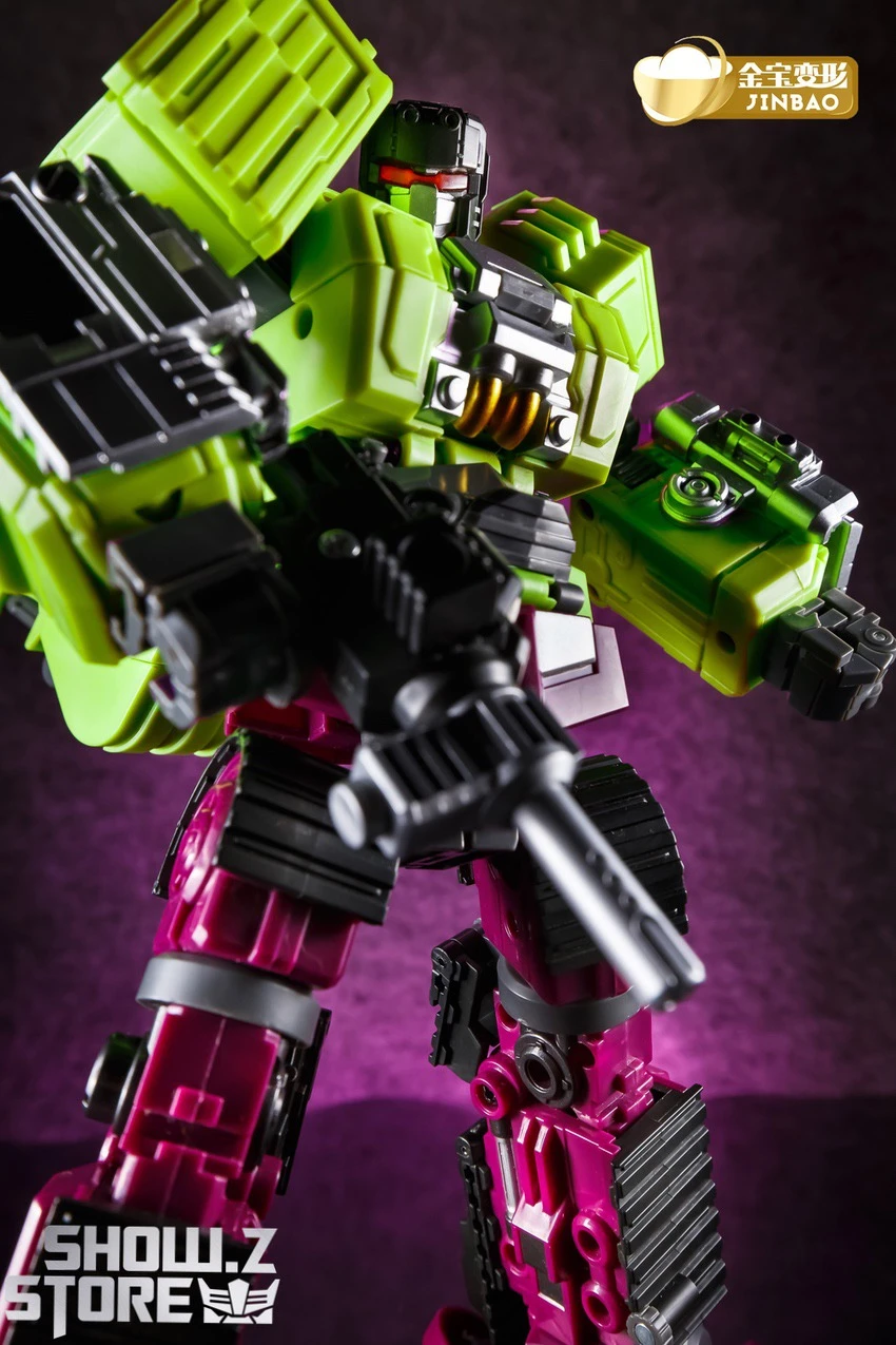 Jinbao DF03 Builder.D Devastator Green Version Set Of 6 Oversized Version 20 Jinbao DF03 Builder.D Devastator Green Version Set Of 6 Oversized Version - Image 20