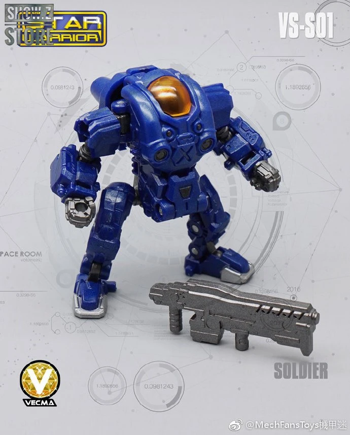 MechFansToys Vecma Toys VS-S01 Combat Squad Soldier & Raynor Set Of 2 6 MechFansToys Vecma Toys VS-S01 Combat Squad Soldier & Raynor Set Of 2 - Image 6