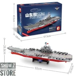 Sembo Block 202001 1/350 PLA Navy Shandong Military Aircraft Battleship -Model handmade ef14184394