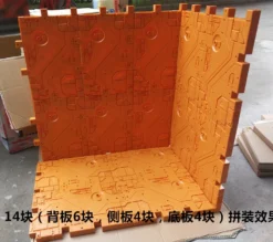 Toyworld Display Bases 2 Pieces Orange Color -Model handmade f4d545e5b3