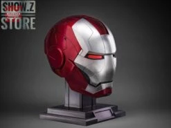 [Remote/Touch Control] AutoKing 1:1 Iron Man Mark 5 Helmet W/ LED -Model handmade fa82589247