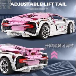 Lin07 Block 007 1/10 Bugatti Chiron Pink Version -Model handmade fe93f84e40